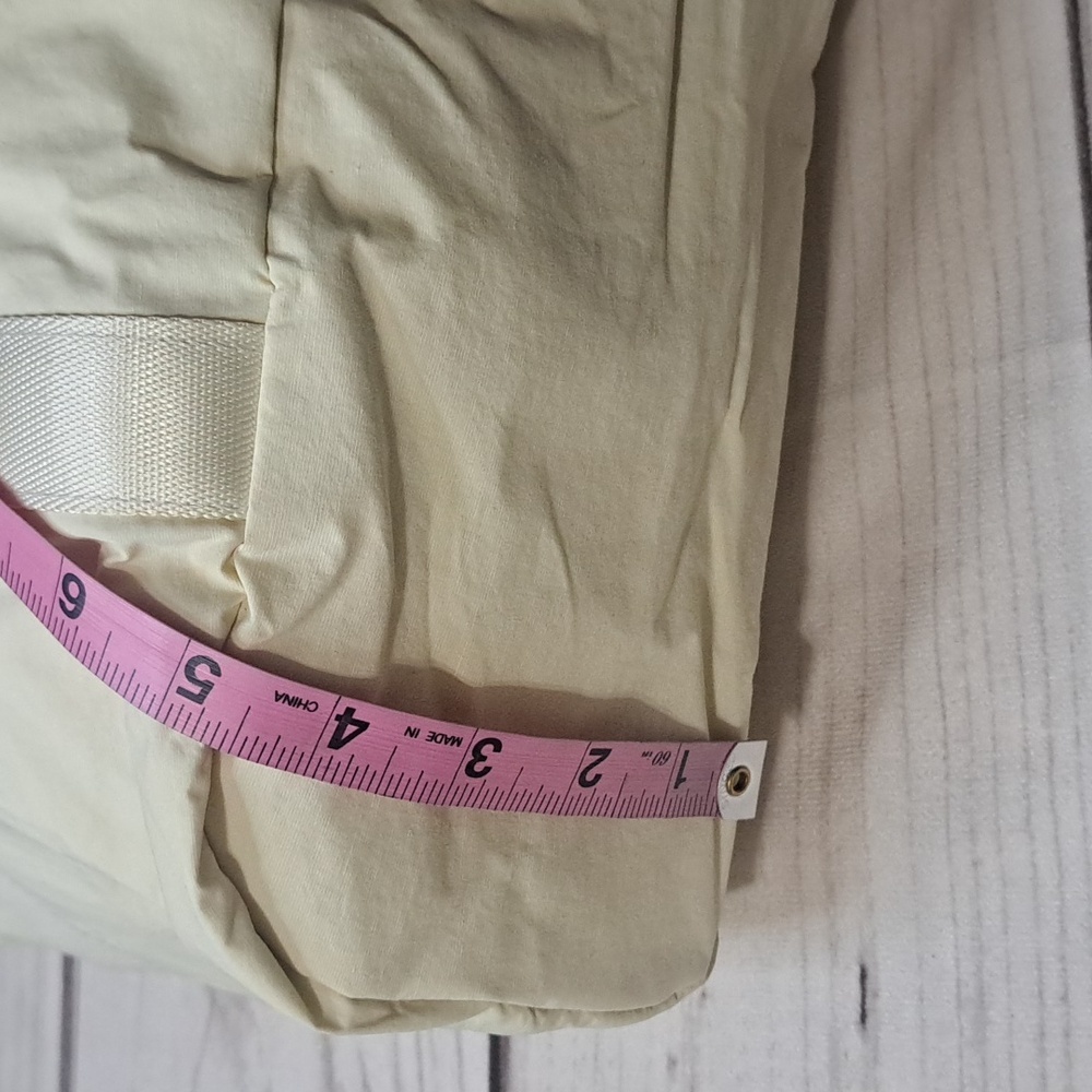 Bagsmart Cream Tote Gym Weekender Travel Bag - Picture 5 of 9